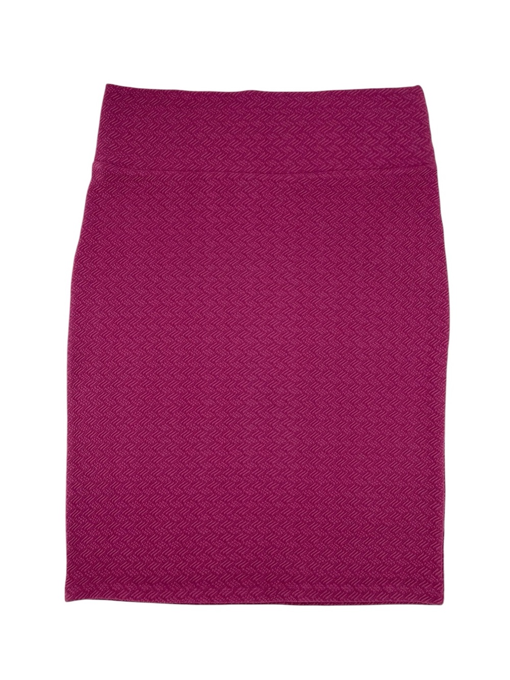 NEW Lularoe Women's Cassie Skirt Size XL Red Wine Textured Knit Pencil Stretch